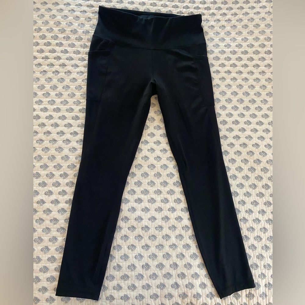 REBOOK Black High-Waisted Leggings